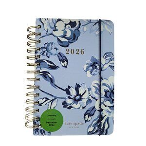 Kate Spade New York Daily Hardcover 2026 Planner Floral Toile Weekly & Monthly